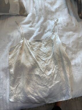 Babaton Ivory Satin Camisole Top